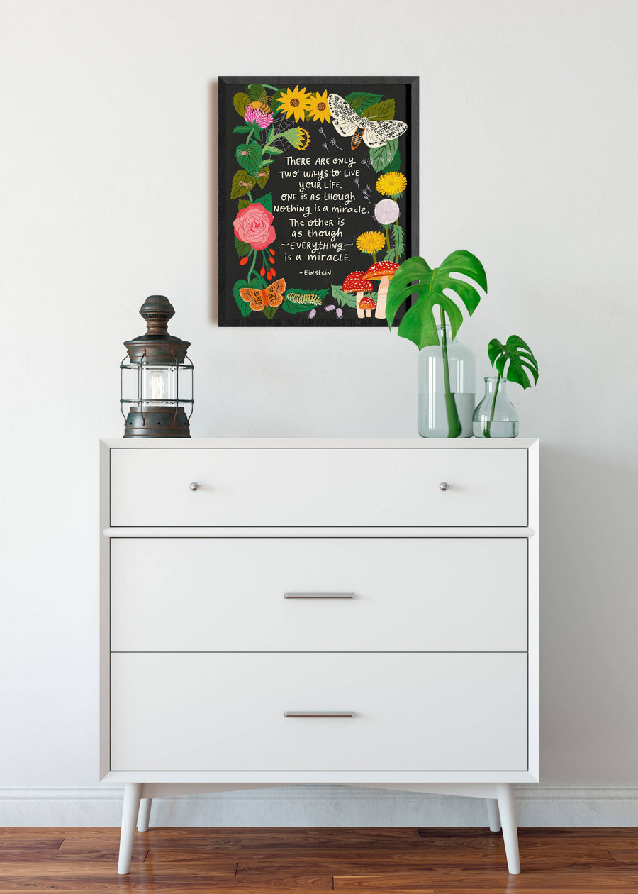 Dream Folk Studio Everything is a Miracle Art Print