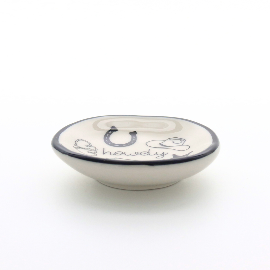 Properly Improper Ring Dish Howdy Western