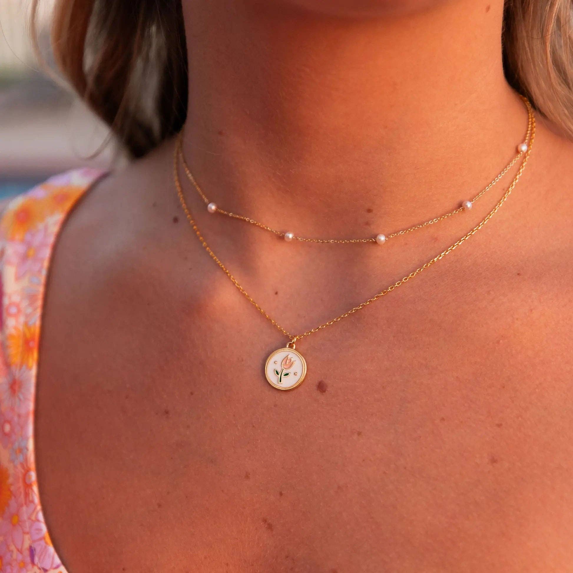 Mauve Jewelry Eloise Tea Cup Necklace