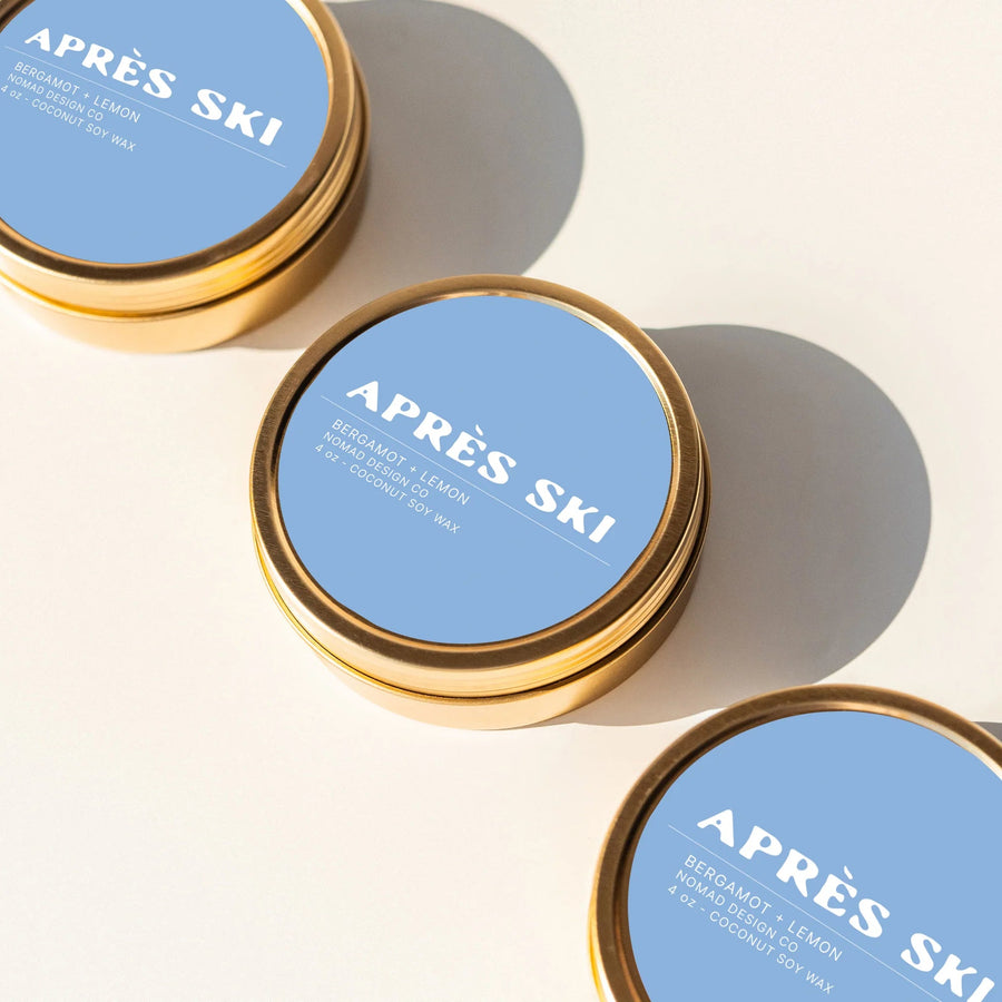 Apres Ski Travel Tin Candle