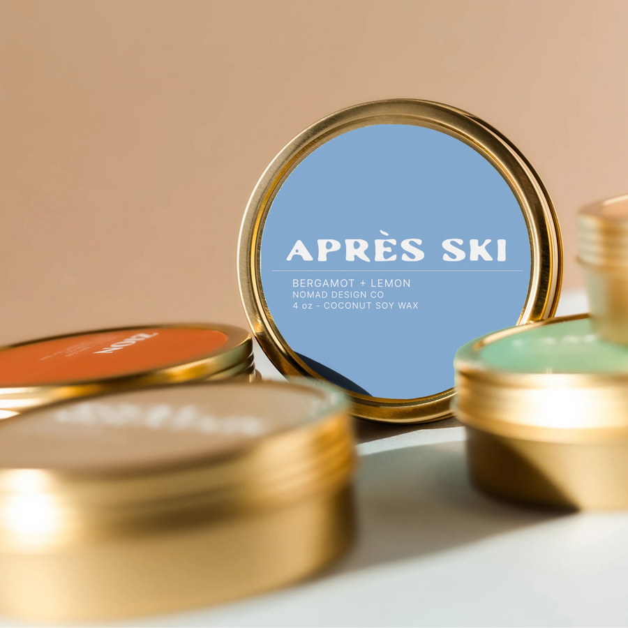 Apres Ski Travel Tin Candle