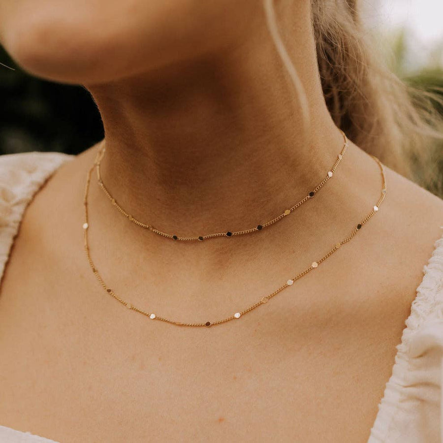 Mauve Jewelry Nora Gold Filled Necklace