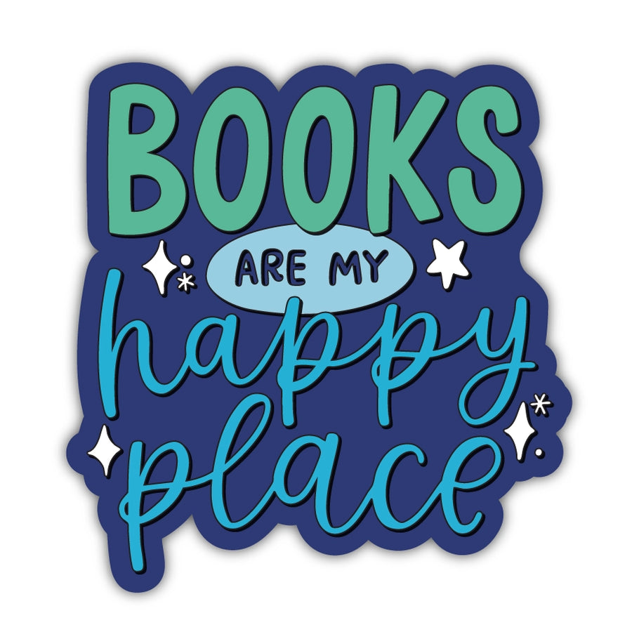KYN Books Are My Happy Place Sticker