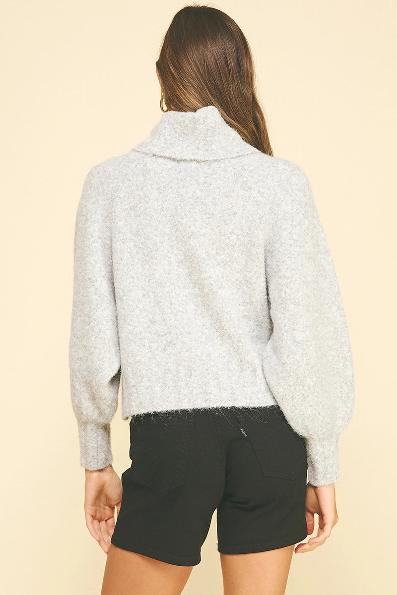 Turtle Neck Knit Sweater
