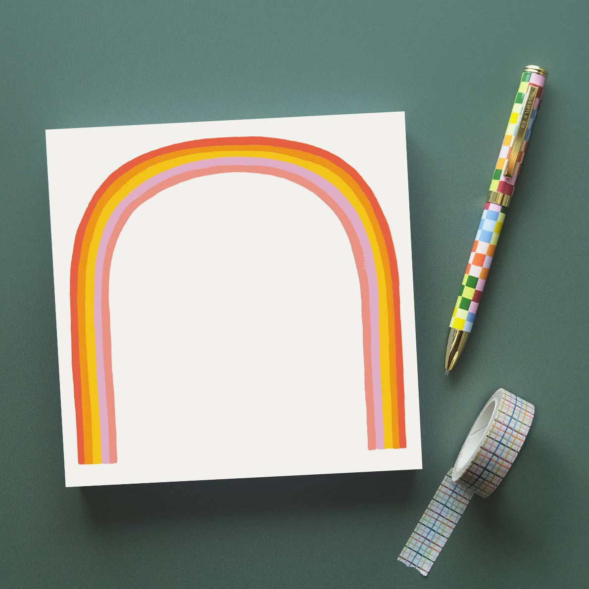 Idlewild 200-Sheet Jumbo Desk Pad Rainbow
