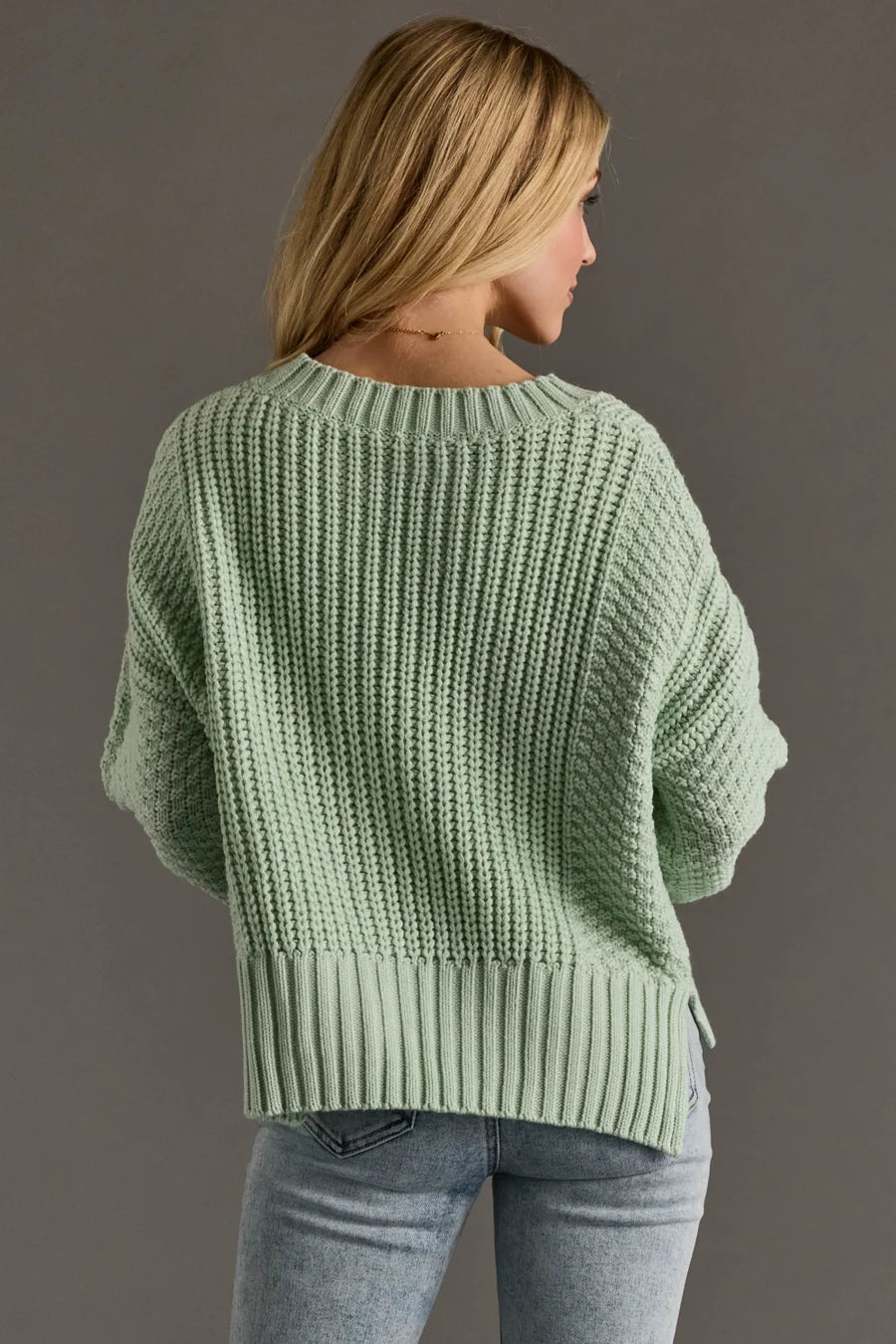 Cropped Button Up Cardigan