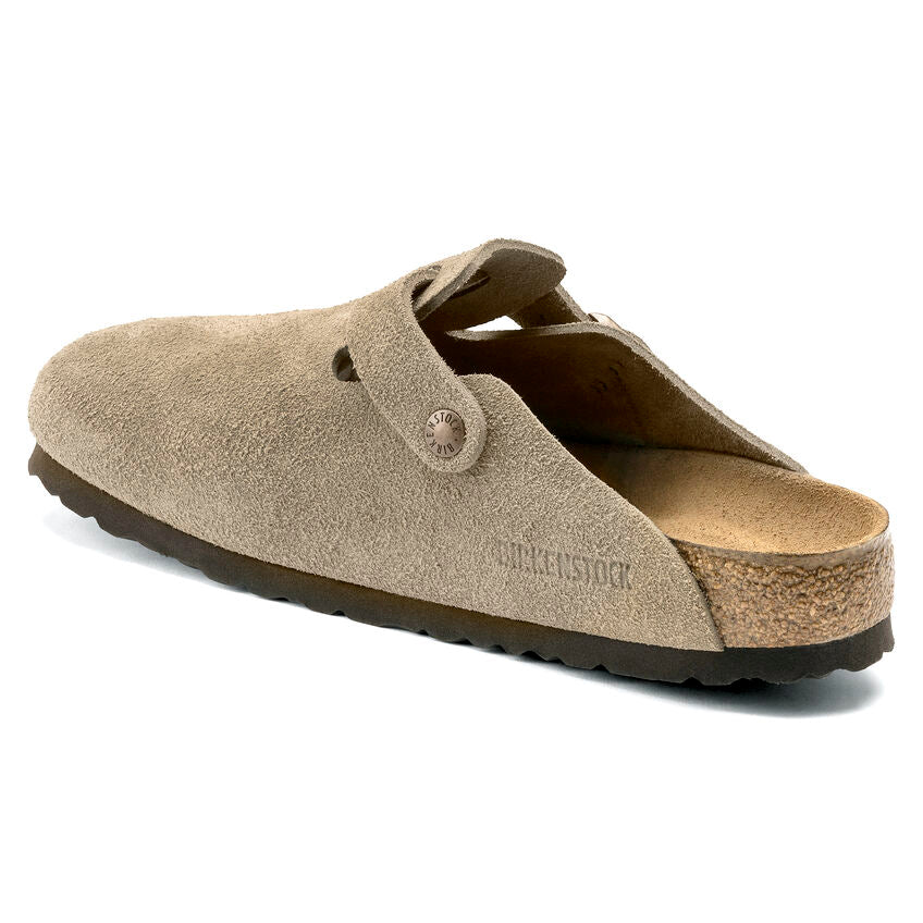 Birkenstock Boston Suede Soft Footbed Regular