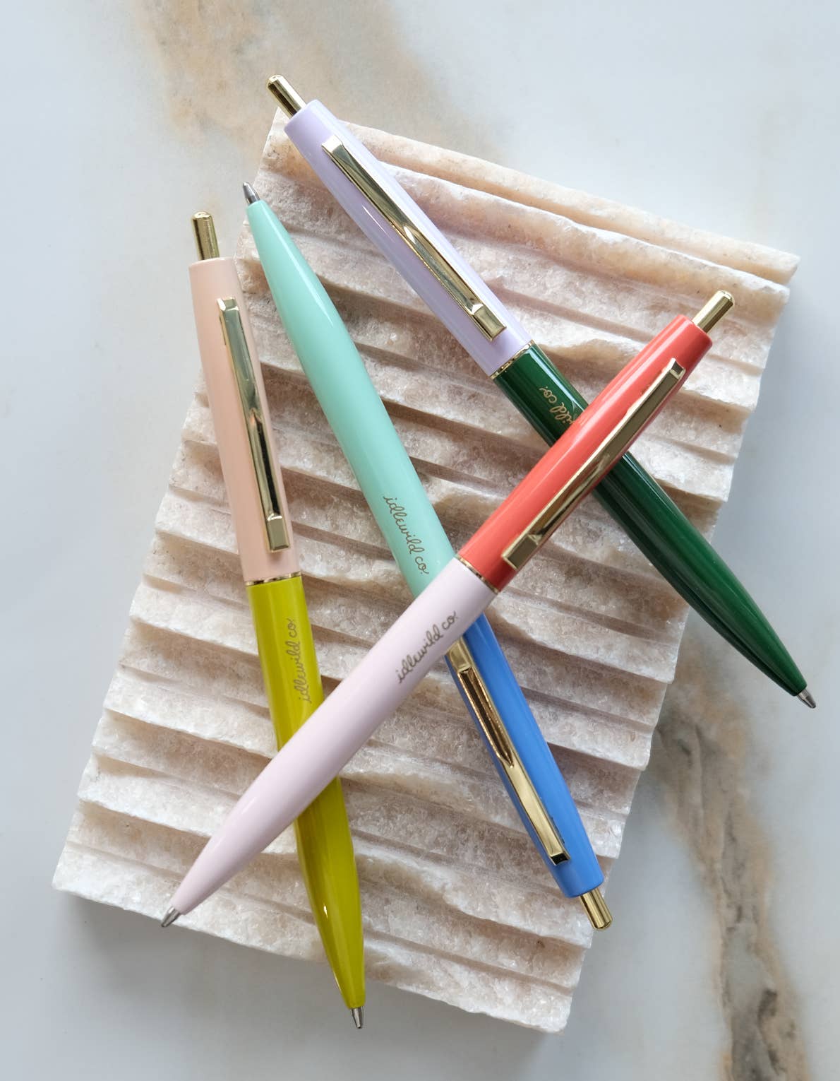 Idlewild Retro Pen Set of Four | Rainbow