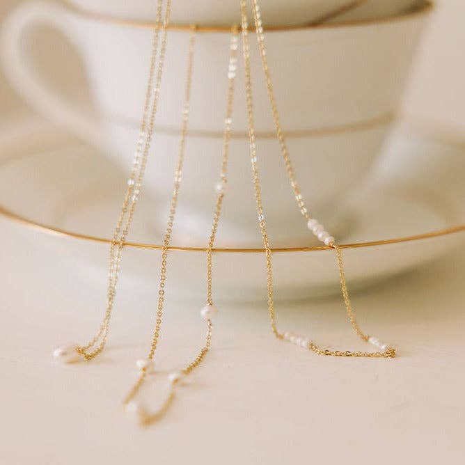 Mauve Jewelry Laguna Pearl Necklace