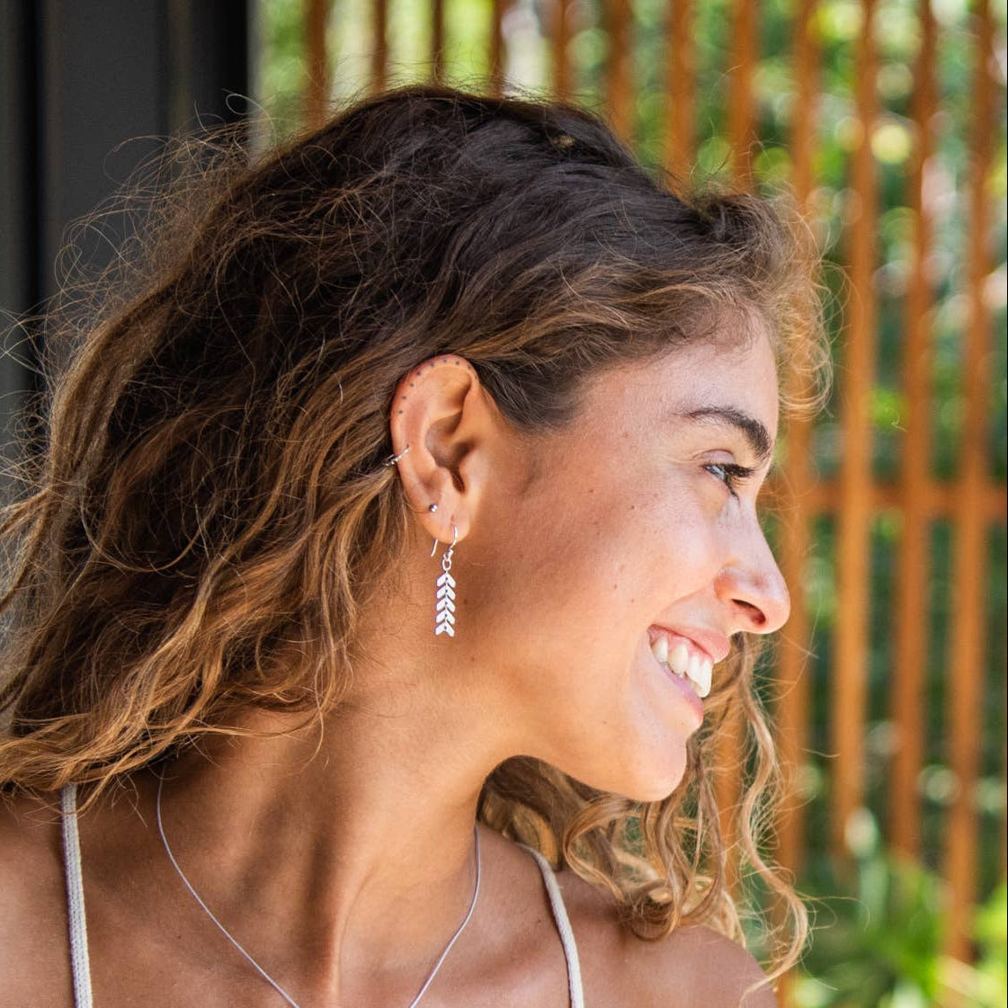 Bronwen Short Cascade Earrings