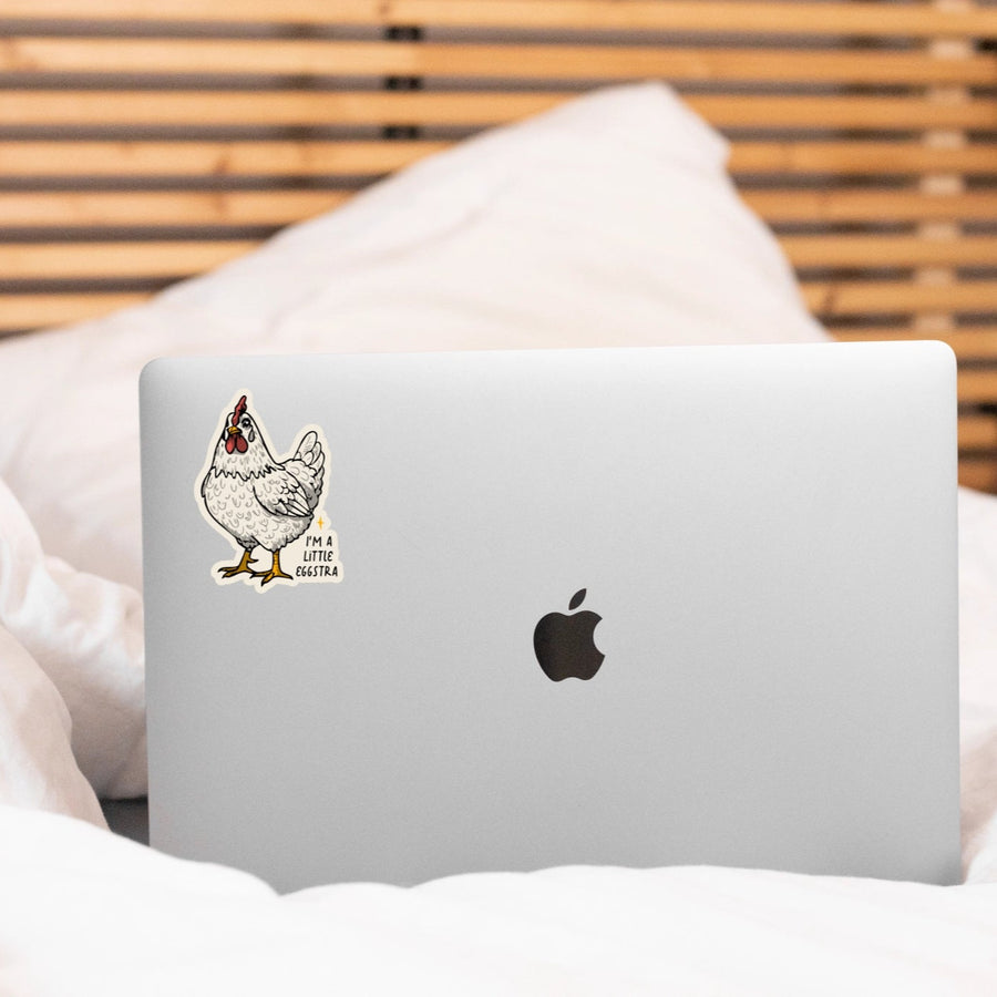 I'm A Little Eggstra Sticker