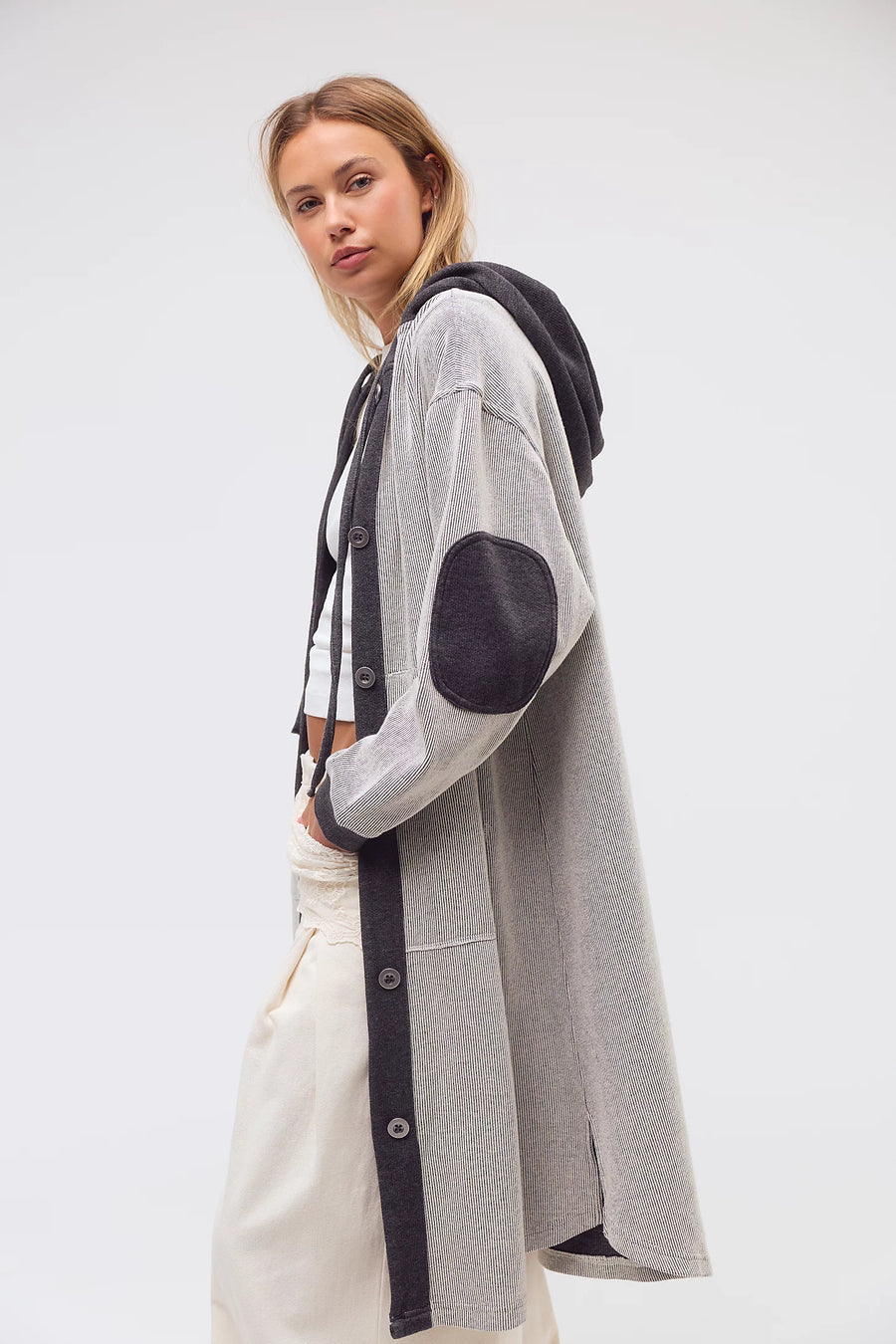 Free People Tomorrows Sweatshirt Cardigan