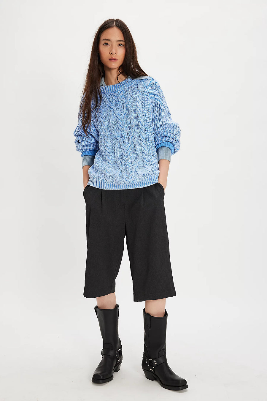 Frankie Cable Knit Sweater