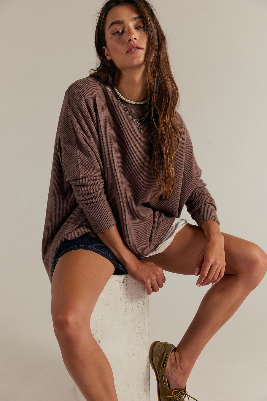 We The Free Latte Blues Solid Thermal