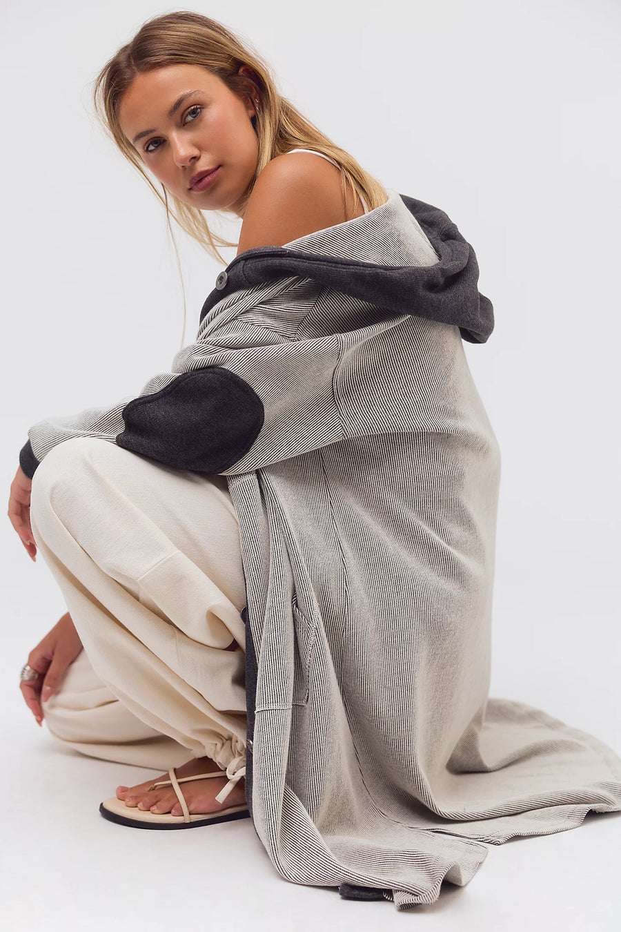 Free People Tomorrows Sweatshirt Cardigan