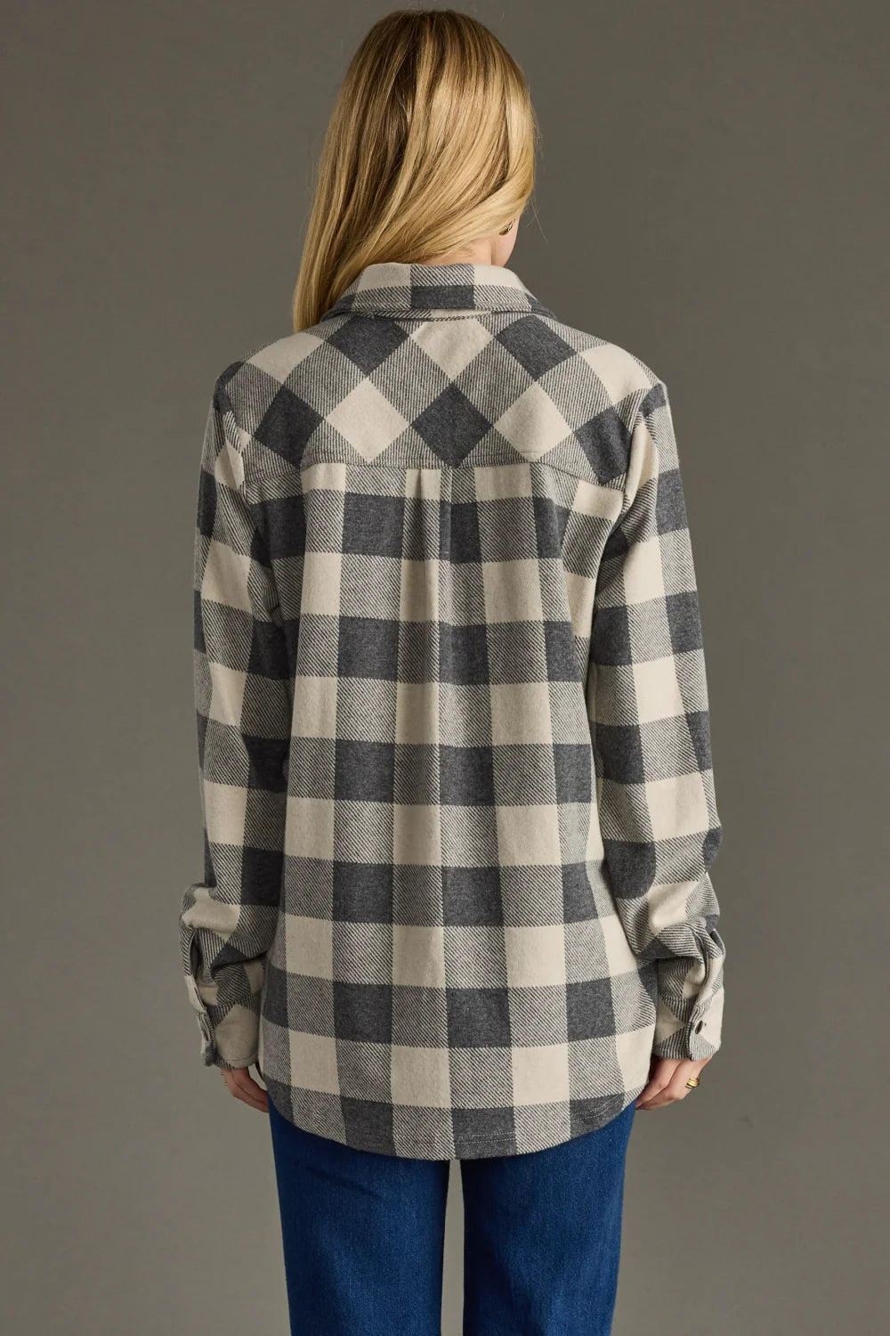 Super Soft Buffalo Check Button Down Shirt