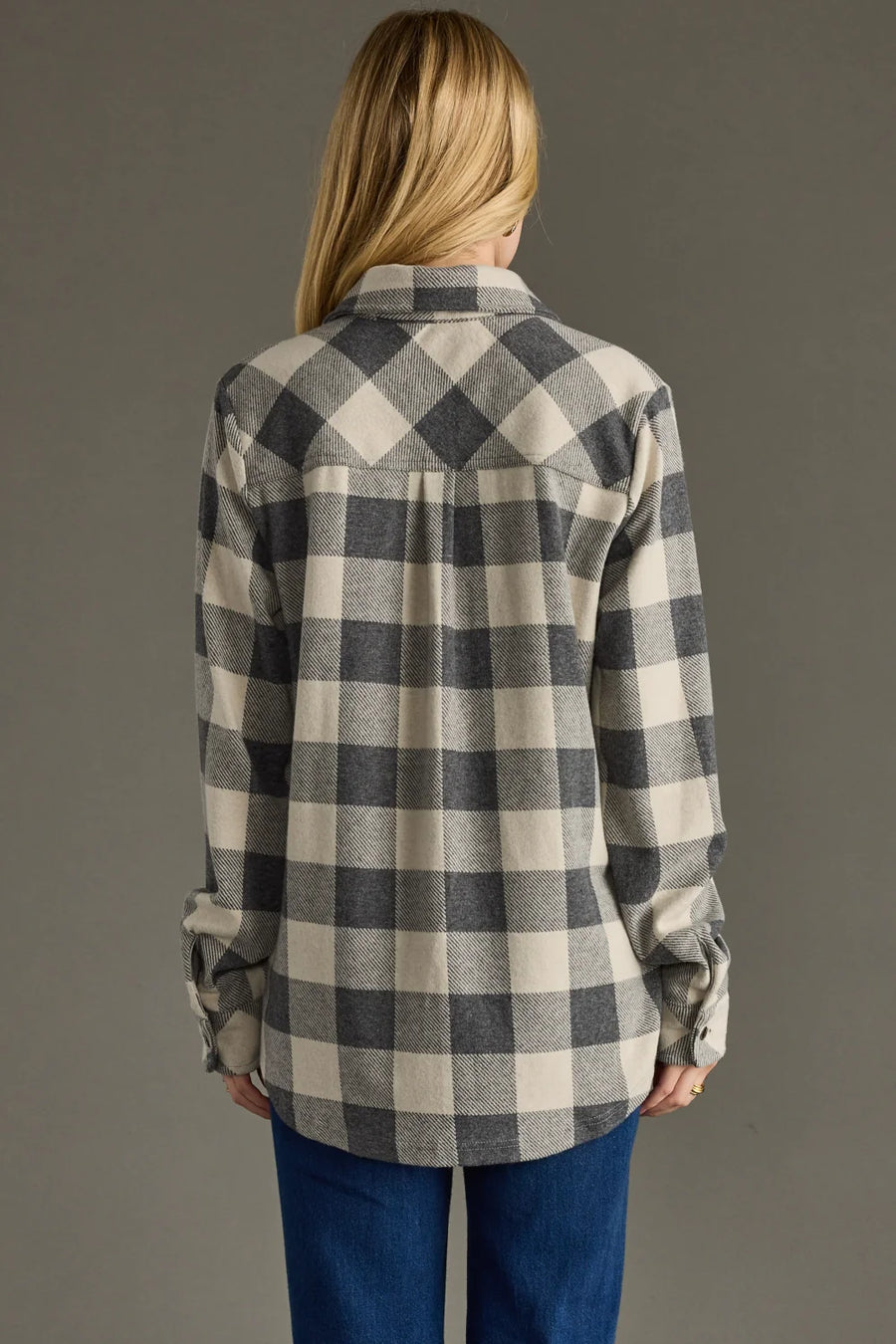 Super Soft Buffalo Check Button Down Shirt