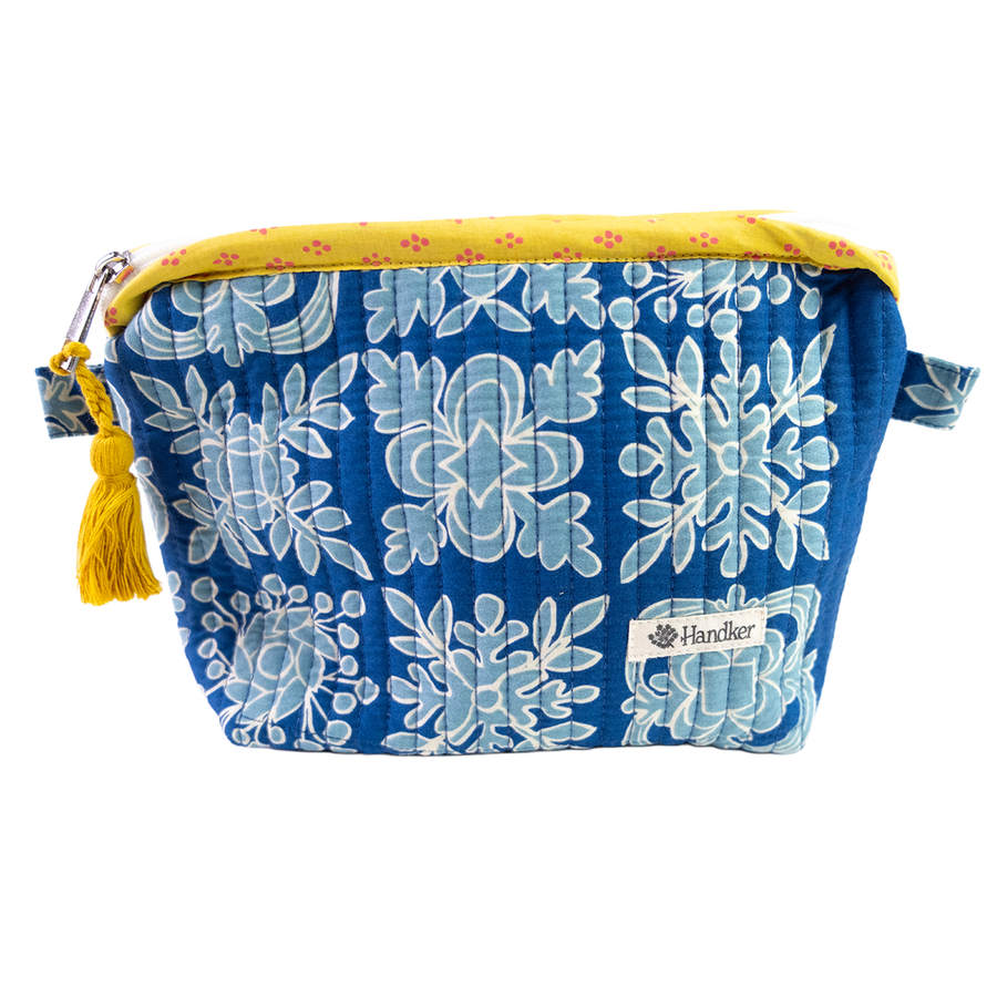 Handker Maggie Quilted Zipper Pouch