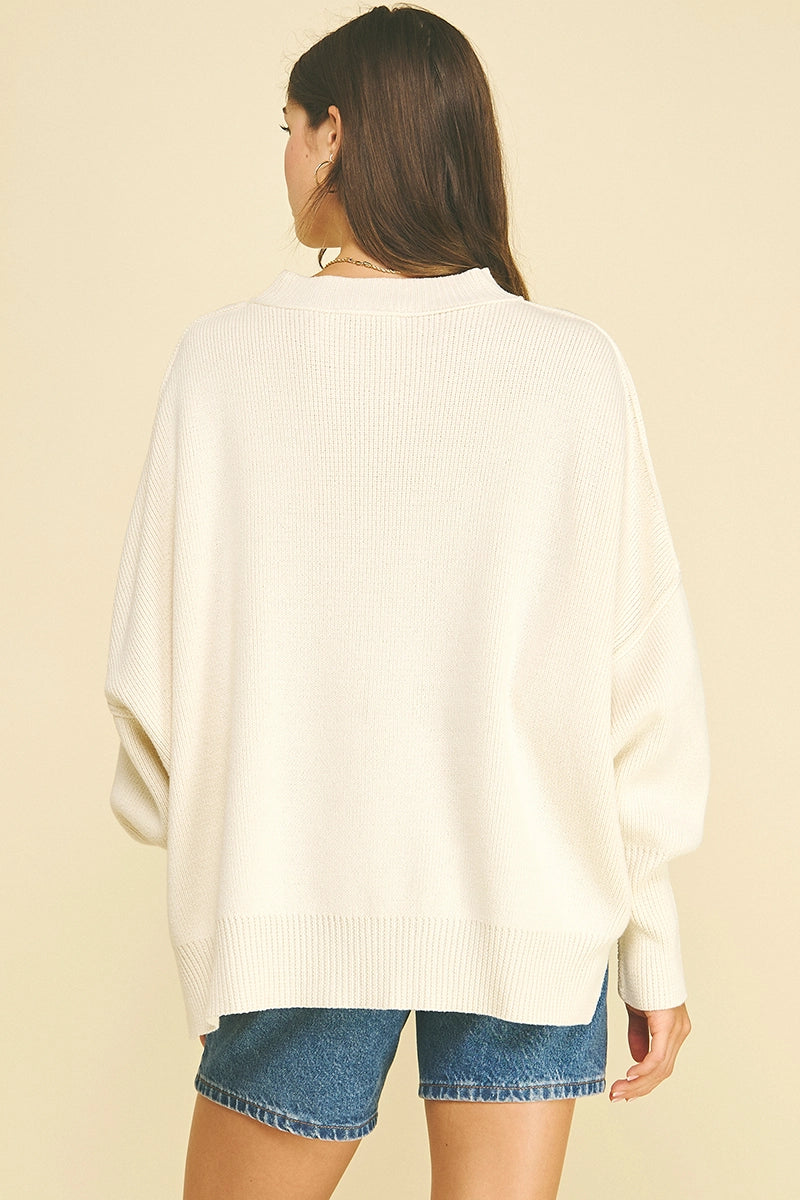 PINCH Oversized Drop-Shoulder Sweater
