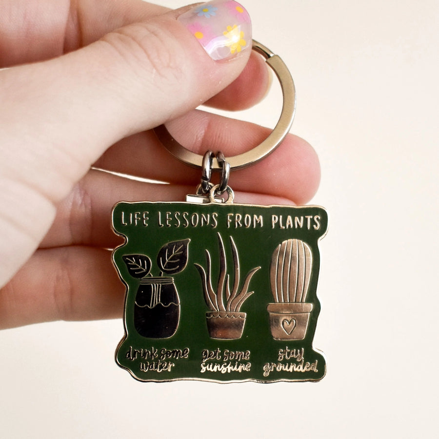 Life Lessons from Plants Keychain