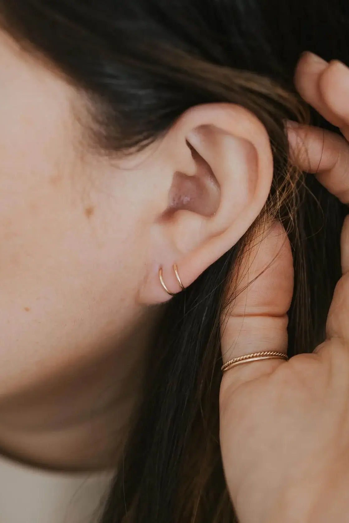 Hello Adorn Tiny Twist Earrings