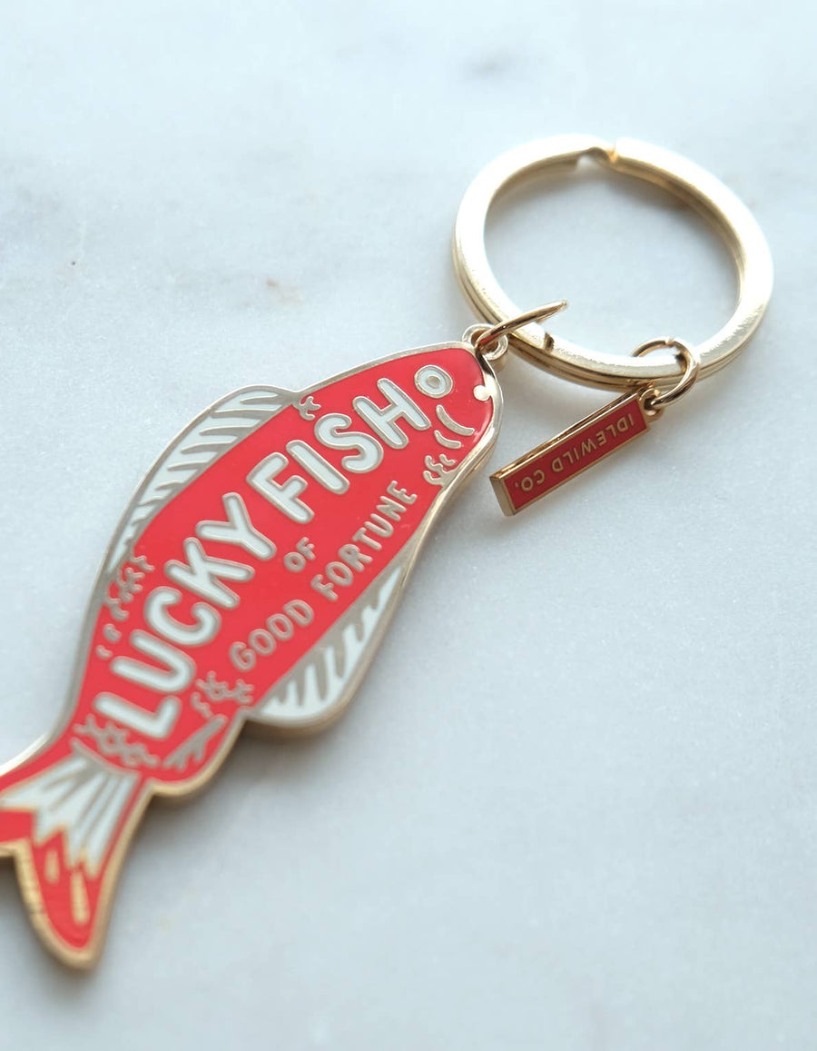Idlewild Enamel Keychain | Good Fortune Fish