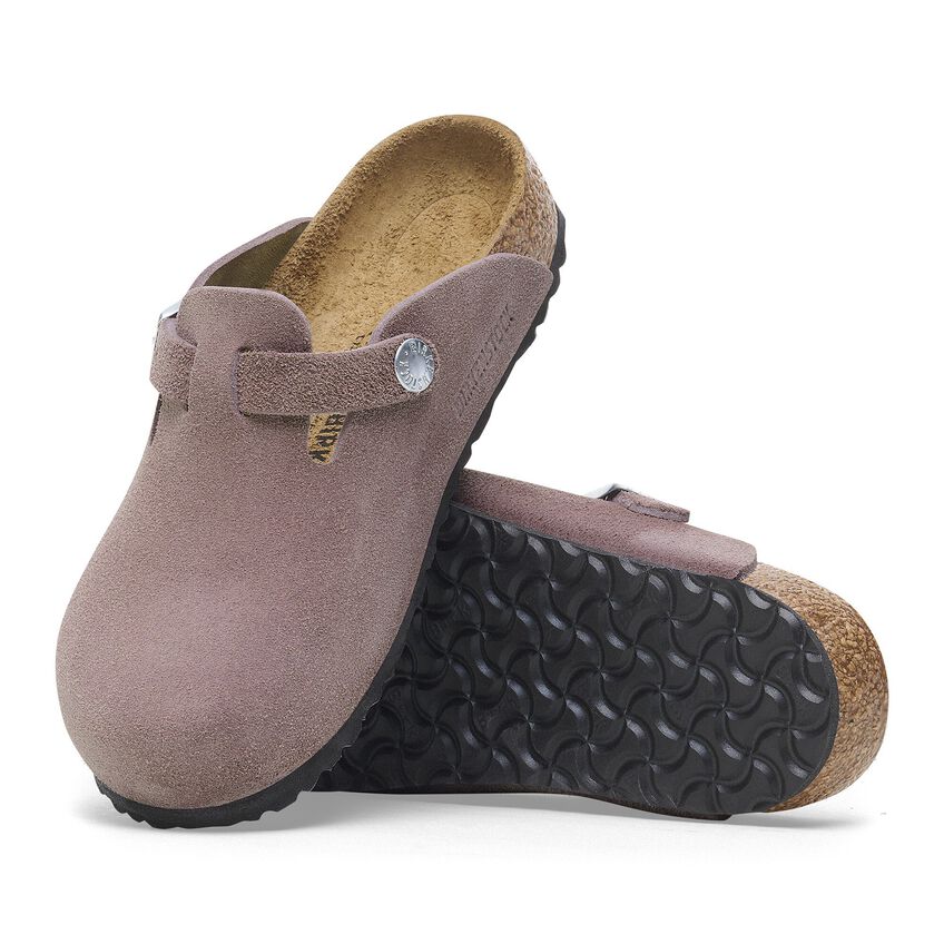 Birkenstock Kids Suede Leather Boston