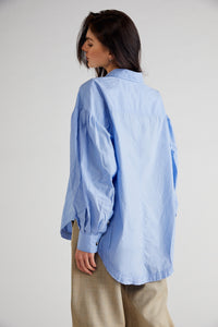 Free People Happy Hour Button Down