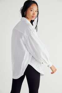 Free People Happy Hour Button Down