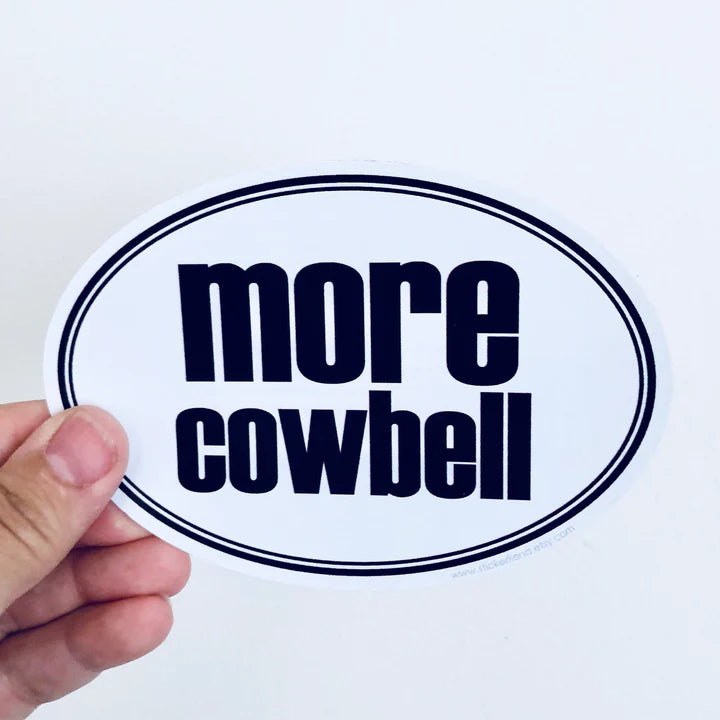 ASC More Cowbell Sticker