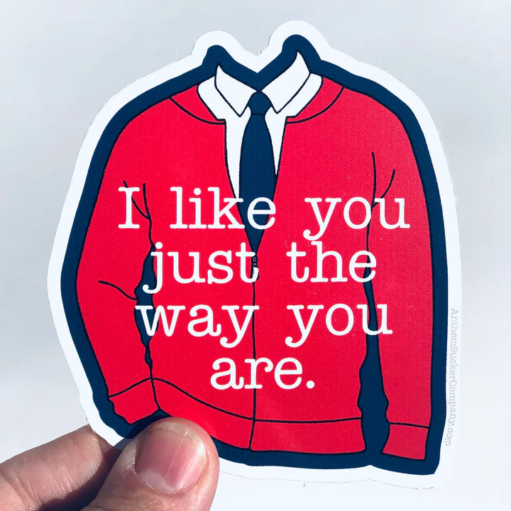 ASC I Like You Sweater Sticker