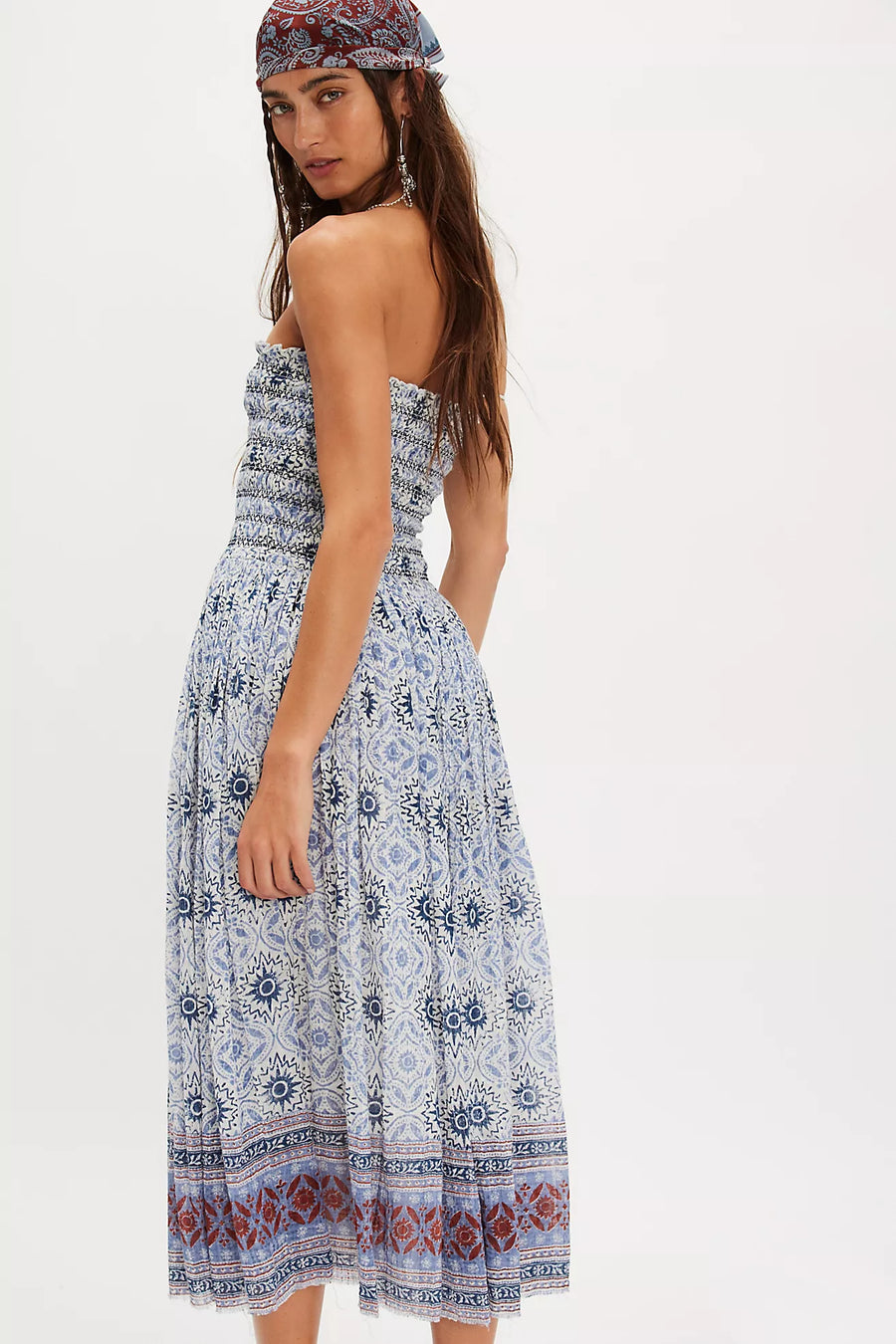 Free People Ravenna Printed Convertible Maxi Skirt