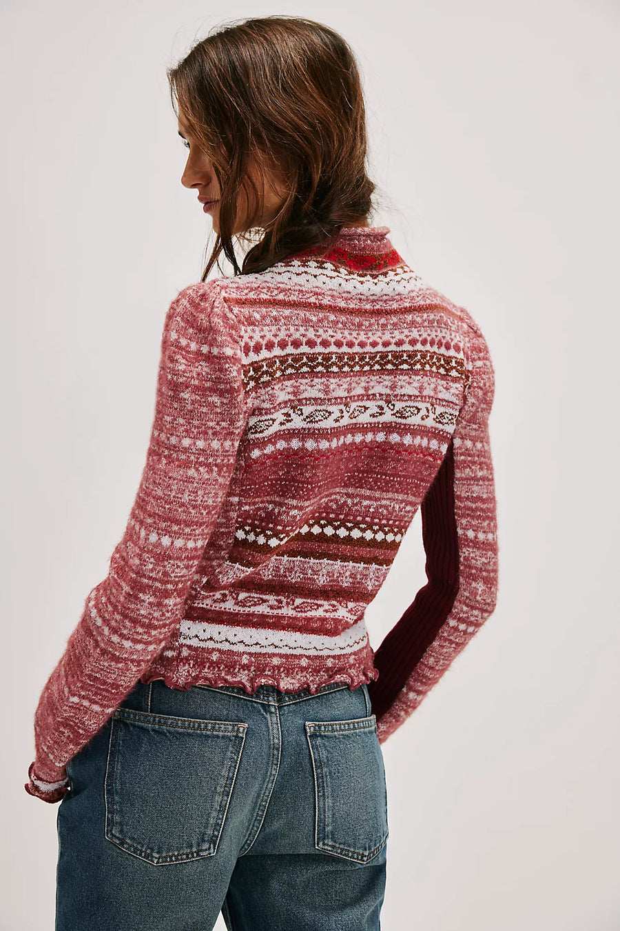 Free People Bali Juniper Turtleneck Sweater