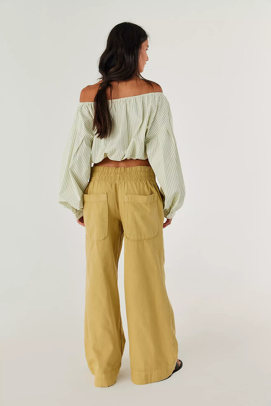 Free People Breezy Denim Pull On Jeans