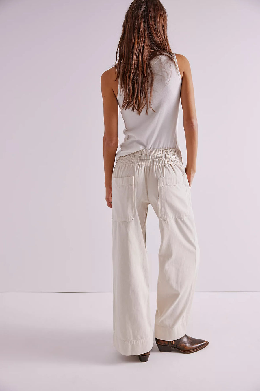 Free People Breezy Denim Pull On Jeans