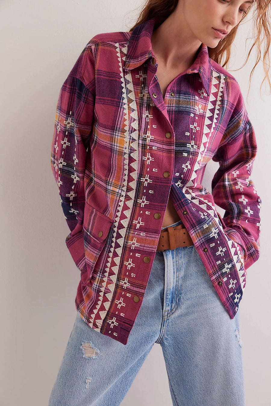 Free People We The Free Nordic Chill Shirt Jacket