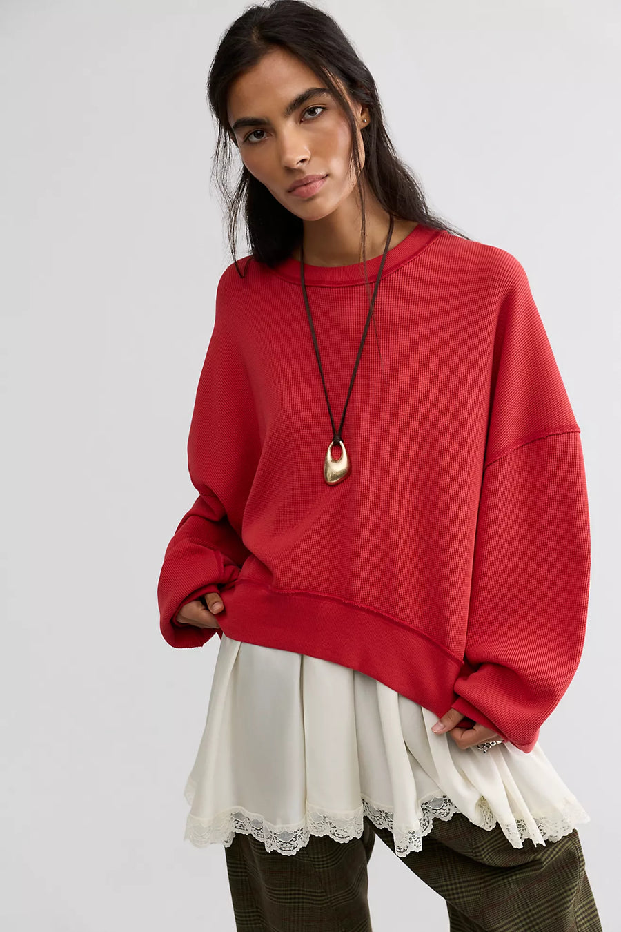 Free People Skyline Thermal Tee