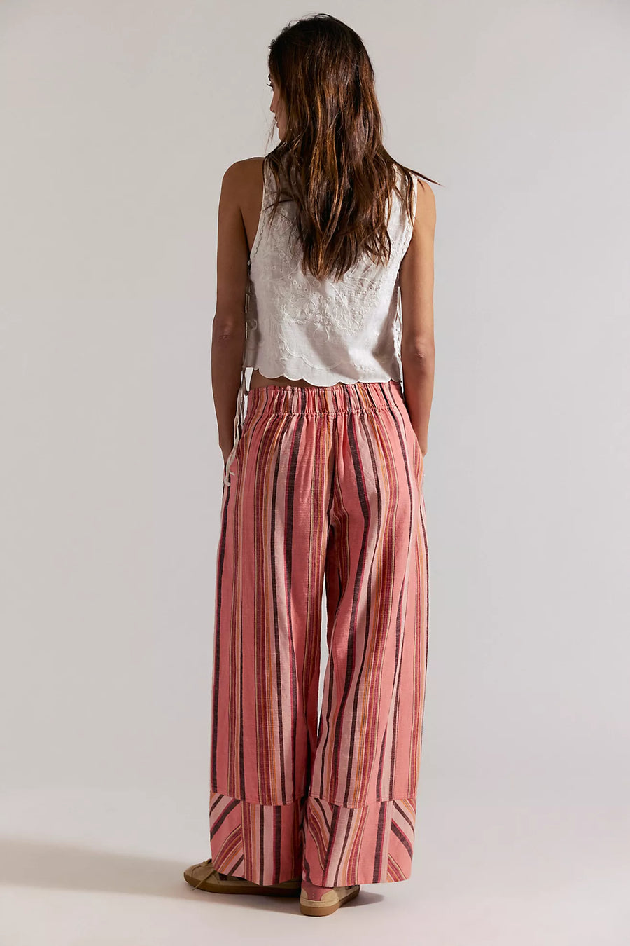 Free People Days End Solar Linen Stripe