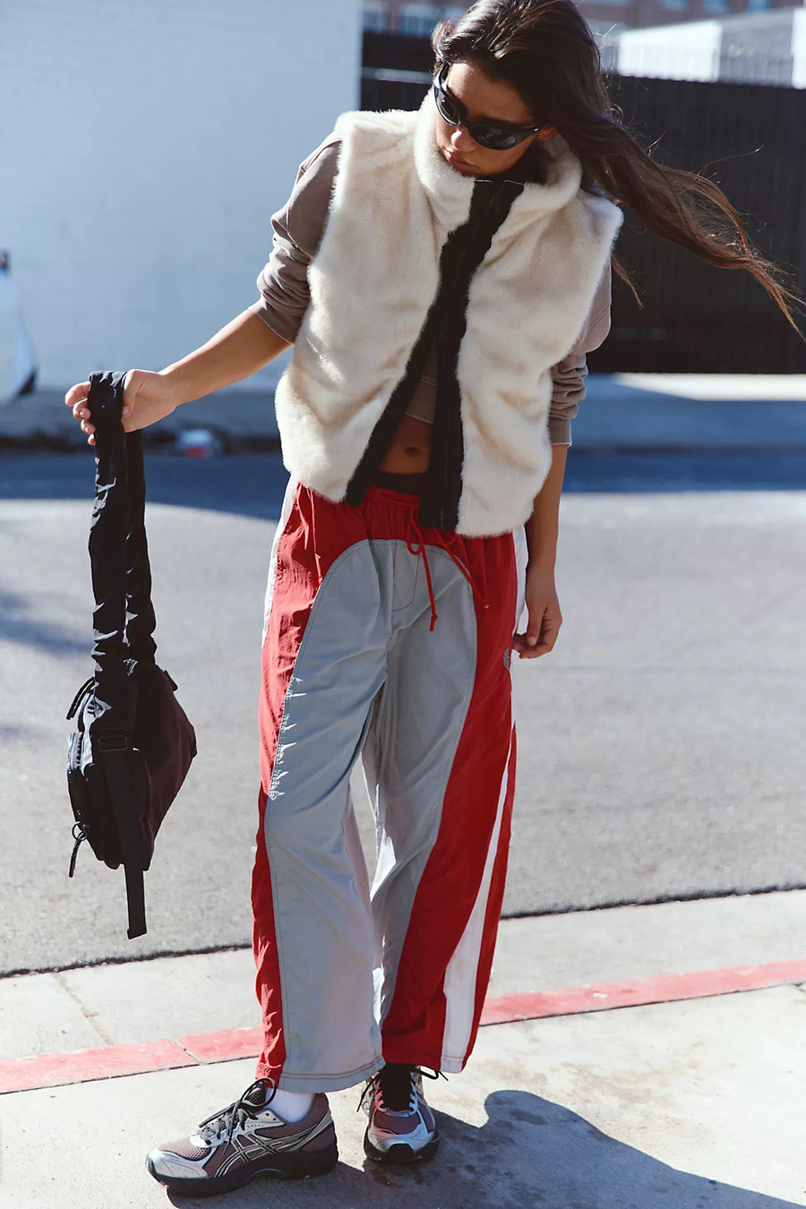 Free People Peak Season Fleece-Lined Faux Fur Vest