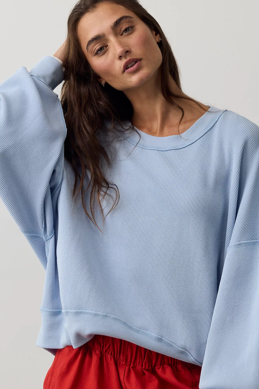Free People Skyline Thermal Tee
