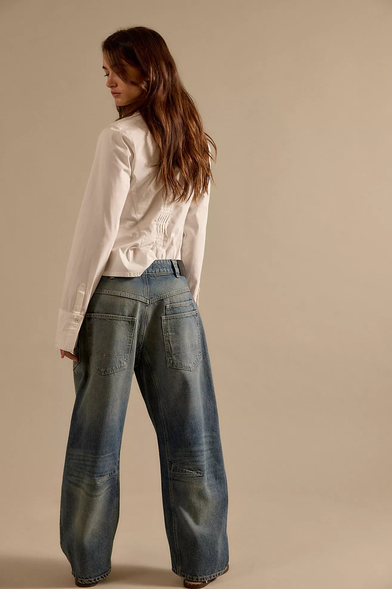 Free People We The Free Minimalist Moxie Barrel Jeans