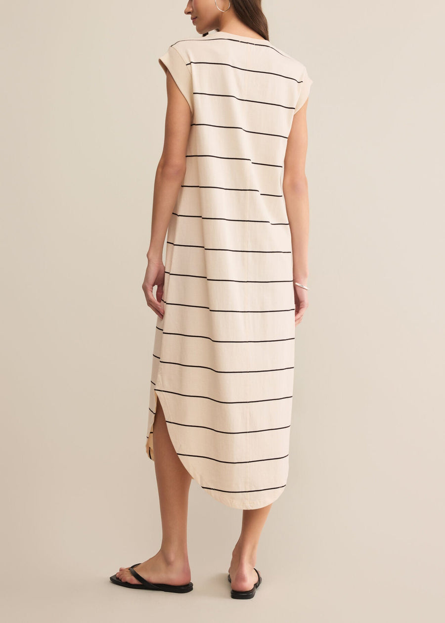 Calabasas Striped Midi Dress