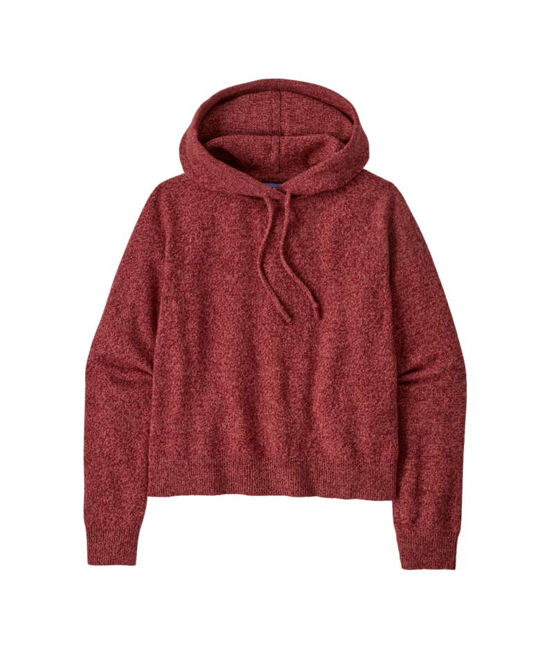 Women's Recycled Wool-Blend Hooded Pullover Sweater