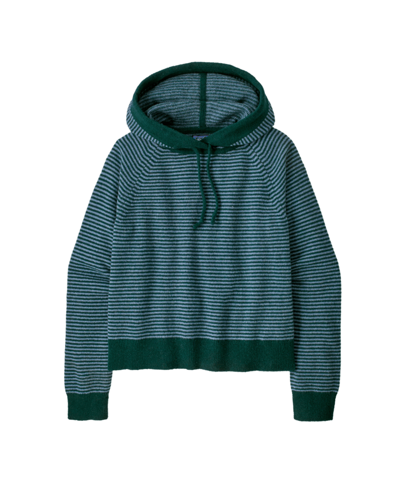 Women's Recycled Wool-Blend Hooded Pullover Sweater