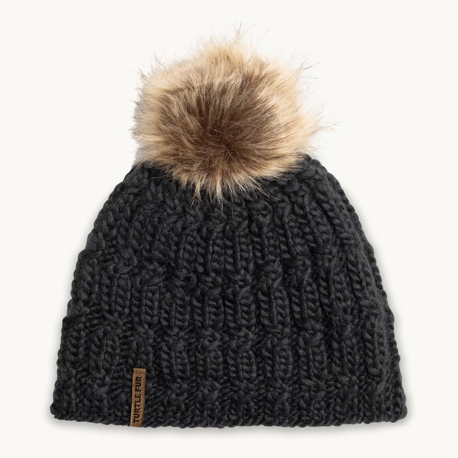 Turtle Fur Merino Wool Fifi Pom Hat