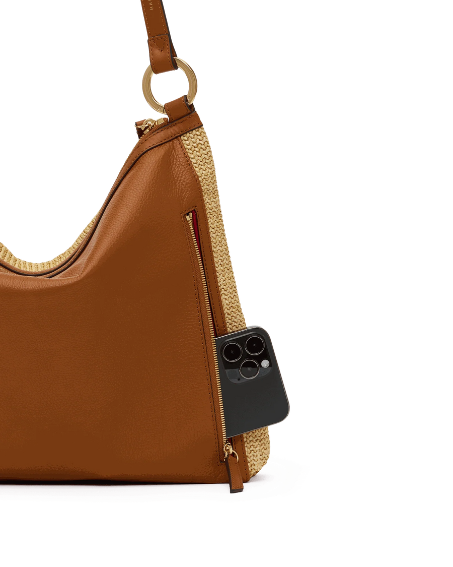 Hammitt Kyle Lrg Cocoa Raffia