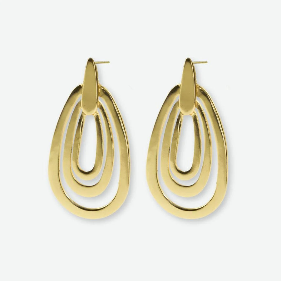 Ink+Alloy Mila Geometric Teardrop Earrings