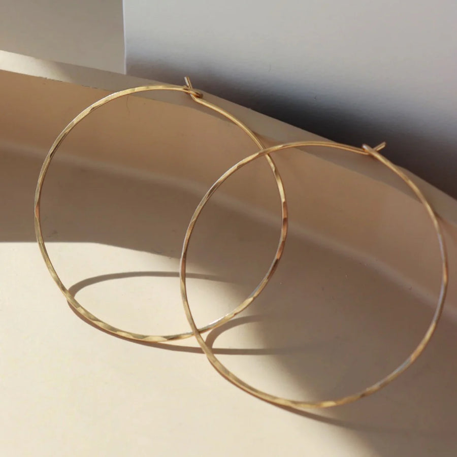 Token Jewelry Organic Hoops