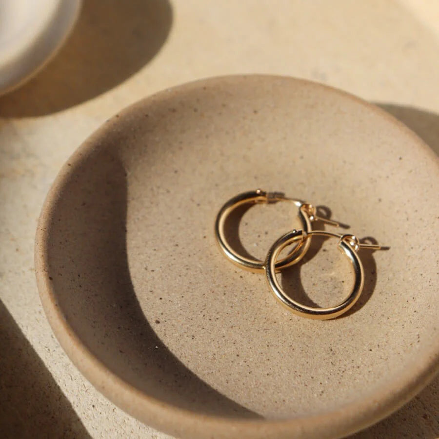 Token Jewelry Classic Hoops