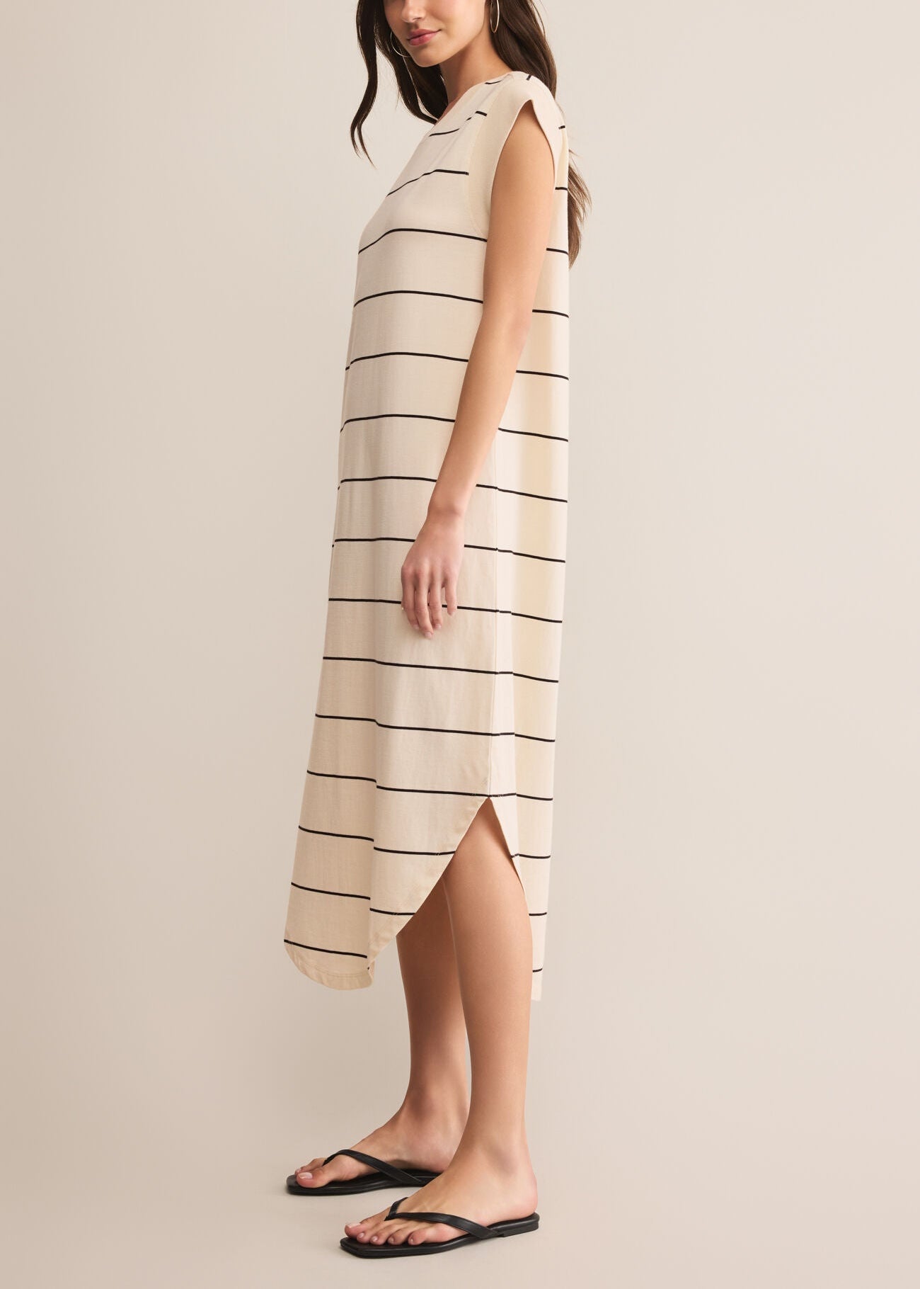 Calabasas Striped Midi Dress